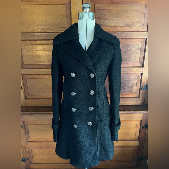 Guess Los Angeles Women’s Wool Blend Winter Coat - Picture 1 of 15